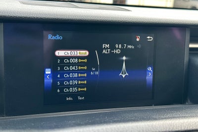 2016 Lexus IS 200t NA