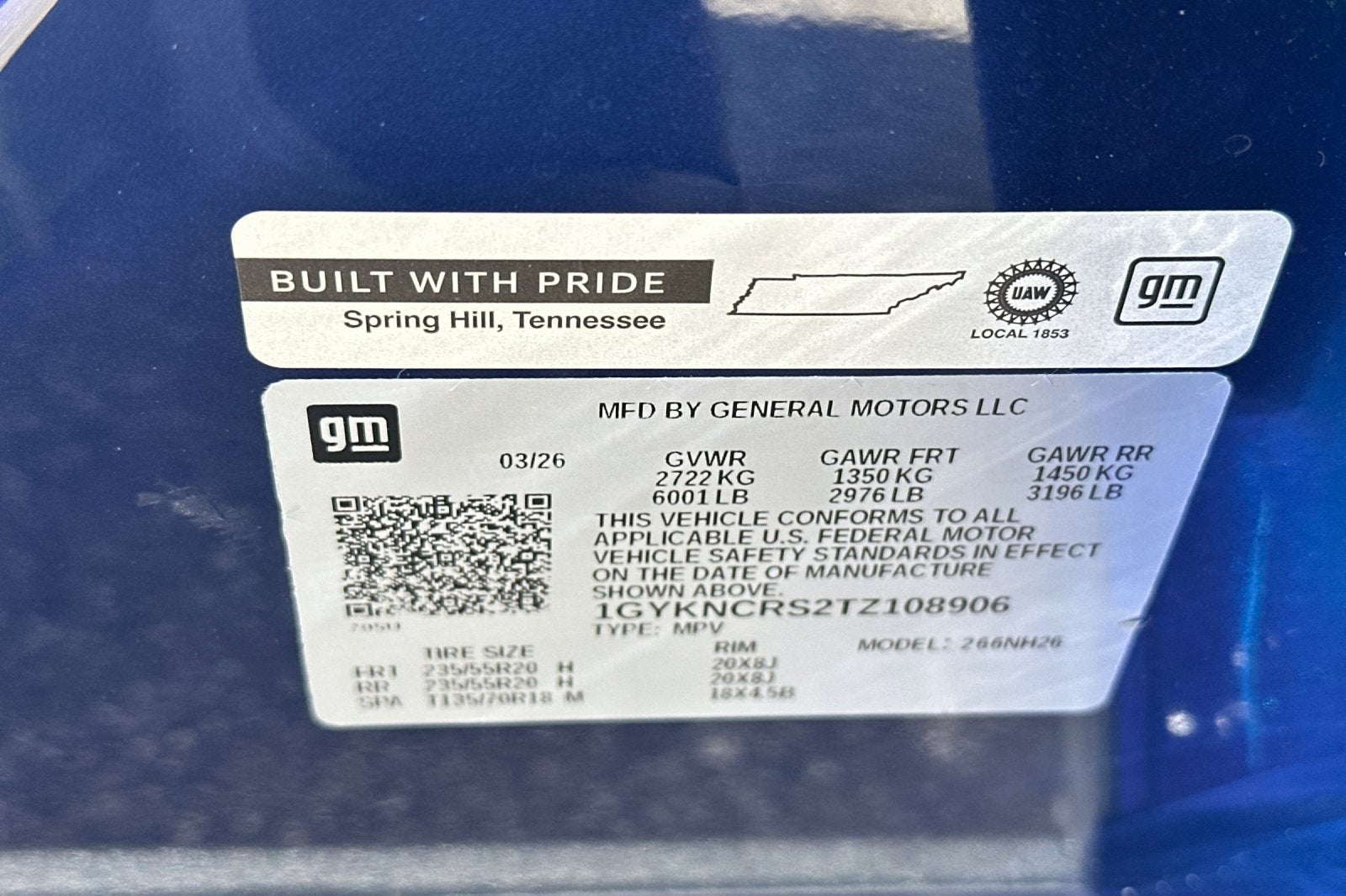 2026 Cadillac XT5 Premium Luxury