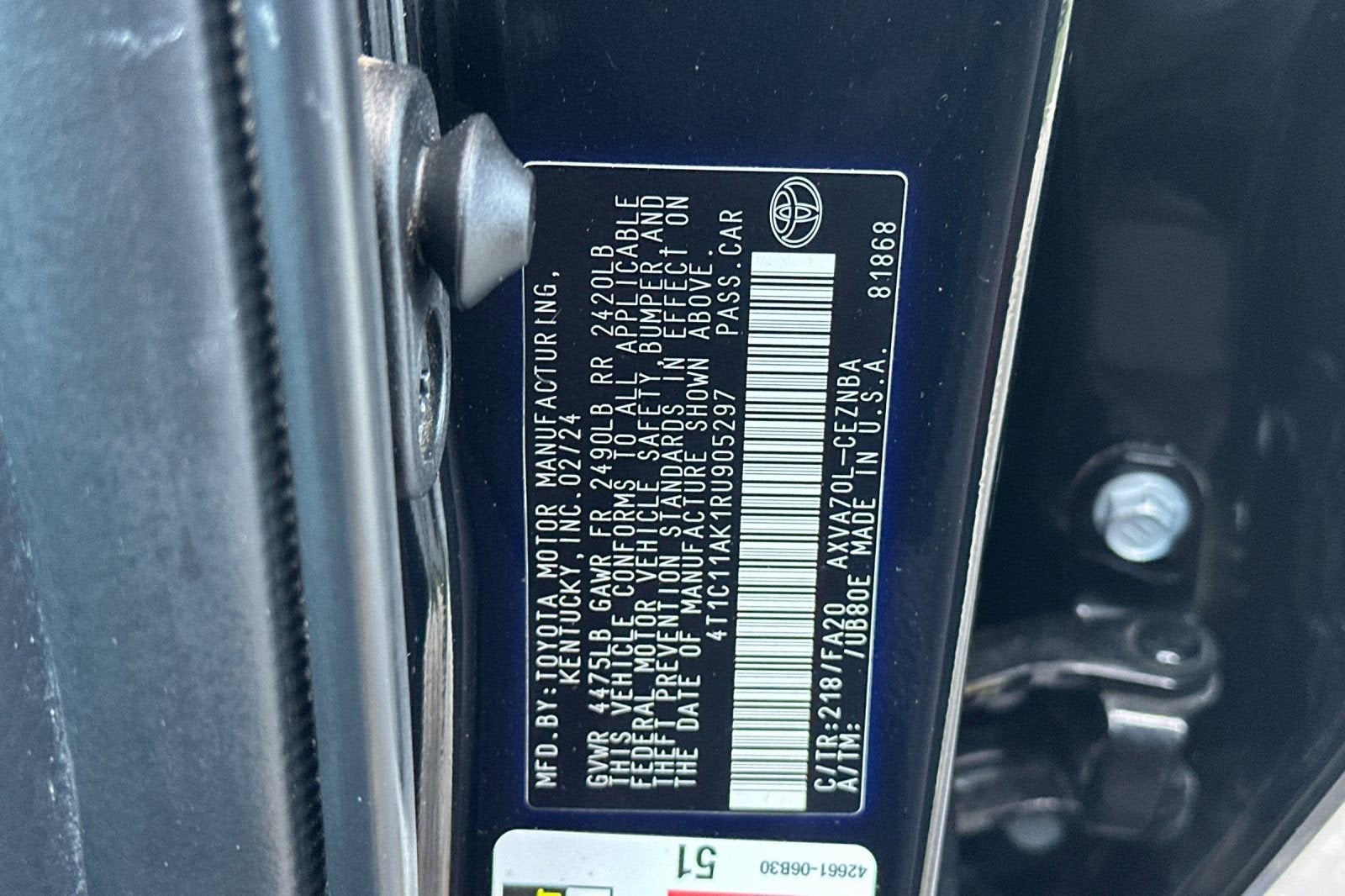 2024 Toyota Camry LE