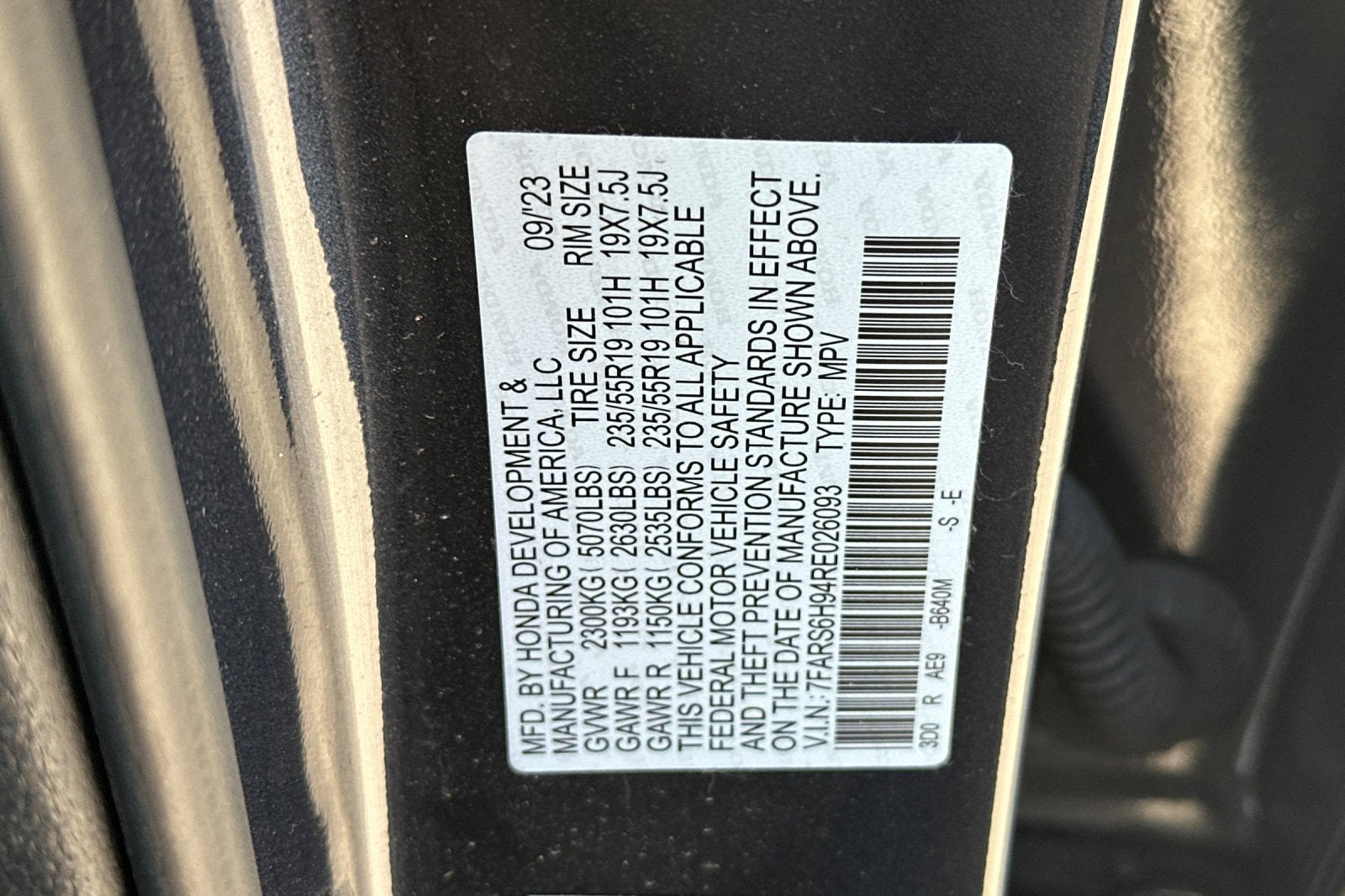 2024 Honda CR-V Hybrid Sport Touring