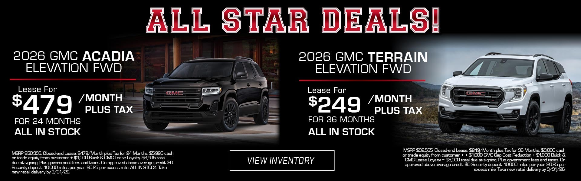 ALL STAR DEALS!
