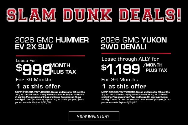 SLAM DUNK DEALS!