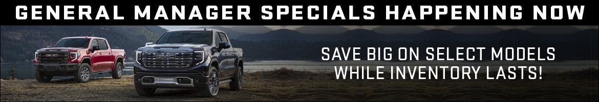 General Manager Specials