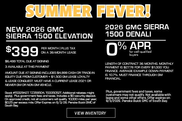 New 2026 GMC Sierra 1500 Elevation & Sierra 1500 denali